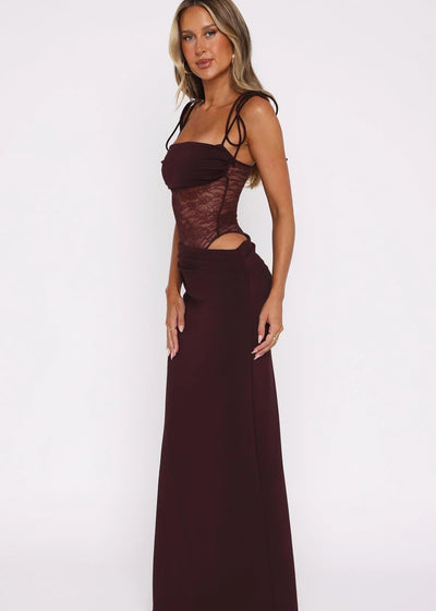 Luna | Lace Maxi Dress