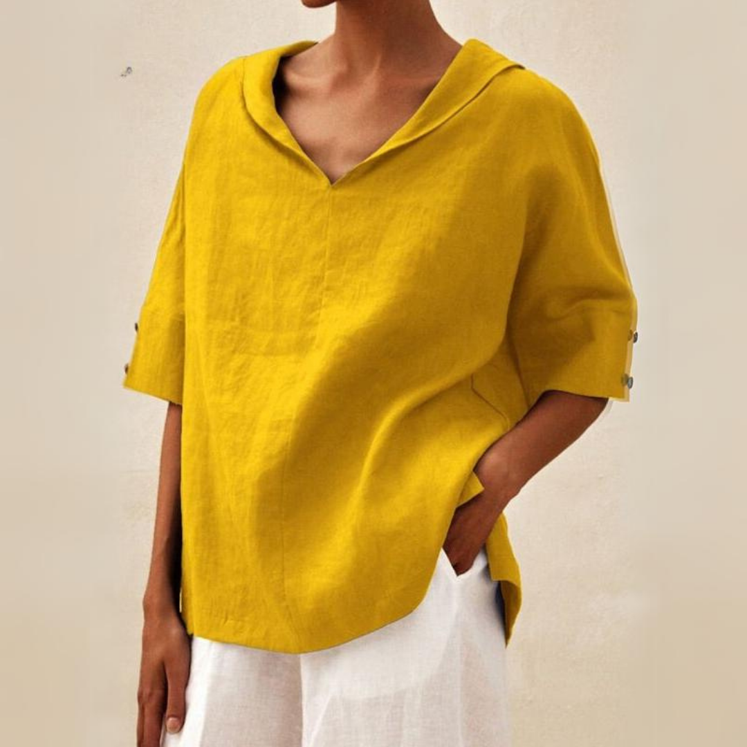 Janin | Casual Loose-Fitting Blouse