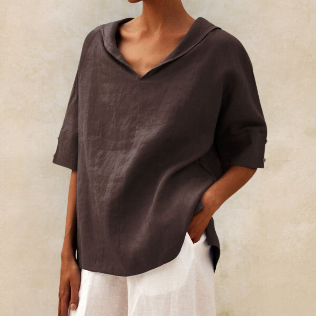 Janin | Casual Loose-Fitting Blouse