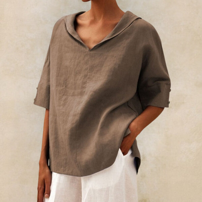 Janin | Casual Loose-Fitting Blouse