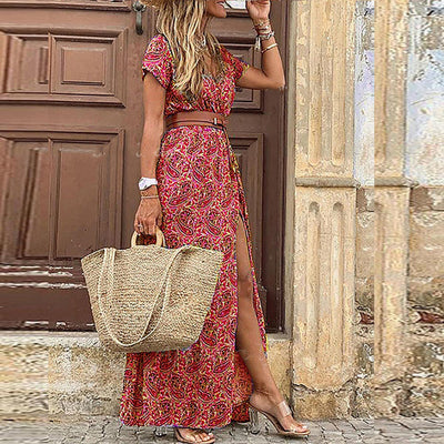  Boho-Flair Maxi Dress