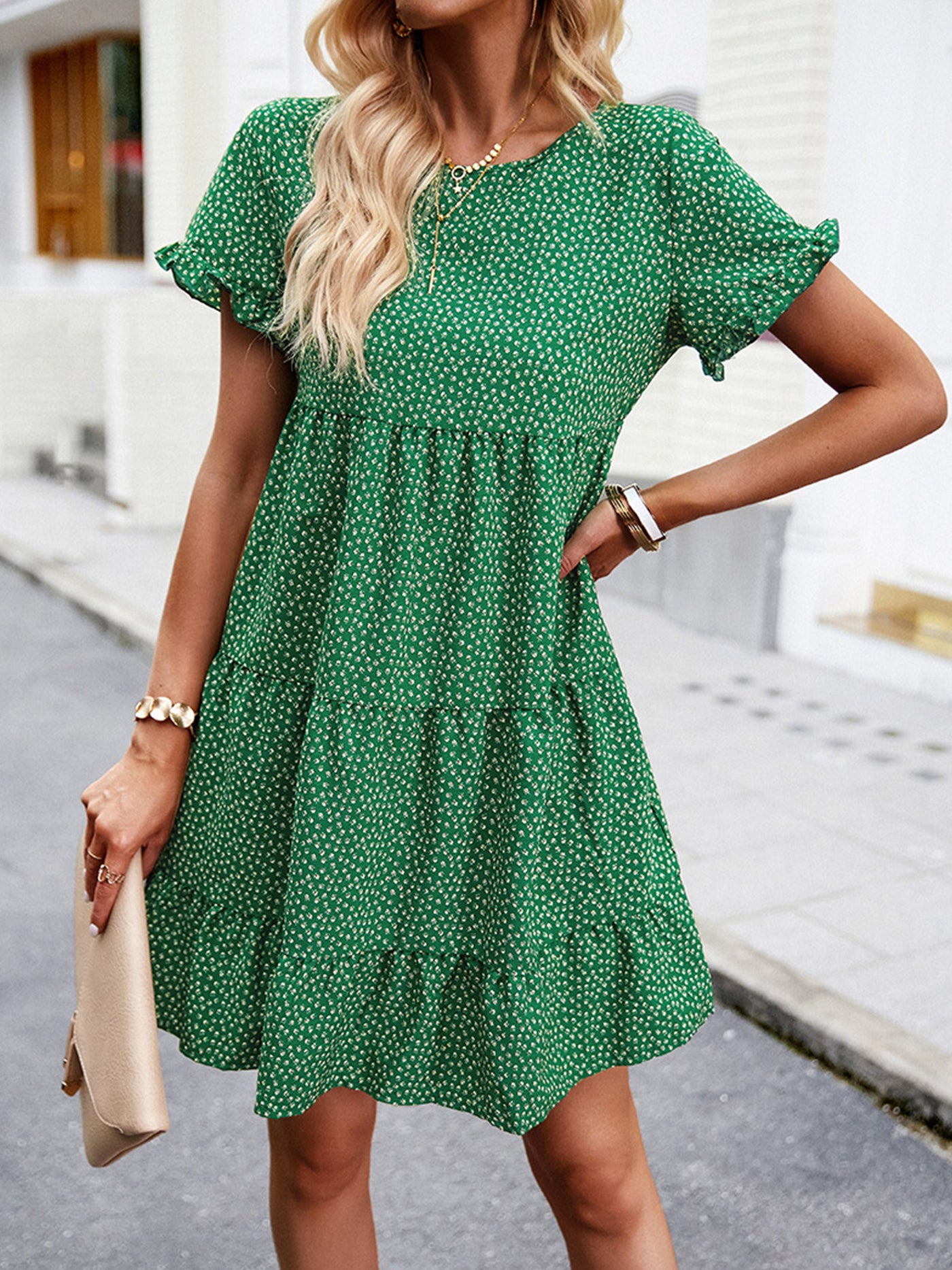 Violet | Summer Guest Dress Short Sleeves
