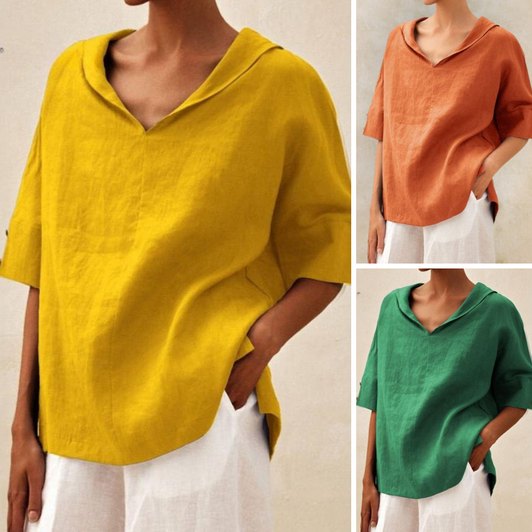 Casual Loose-Fitting Blouse
