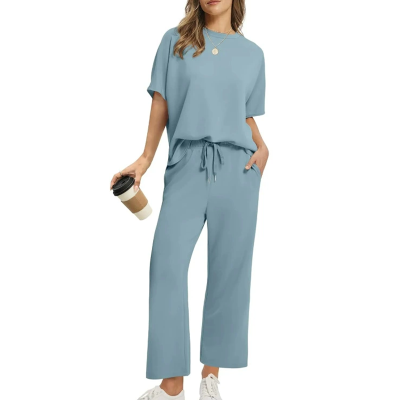 Casual Top and Pants Set