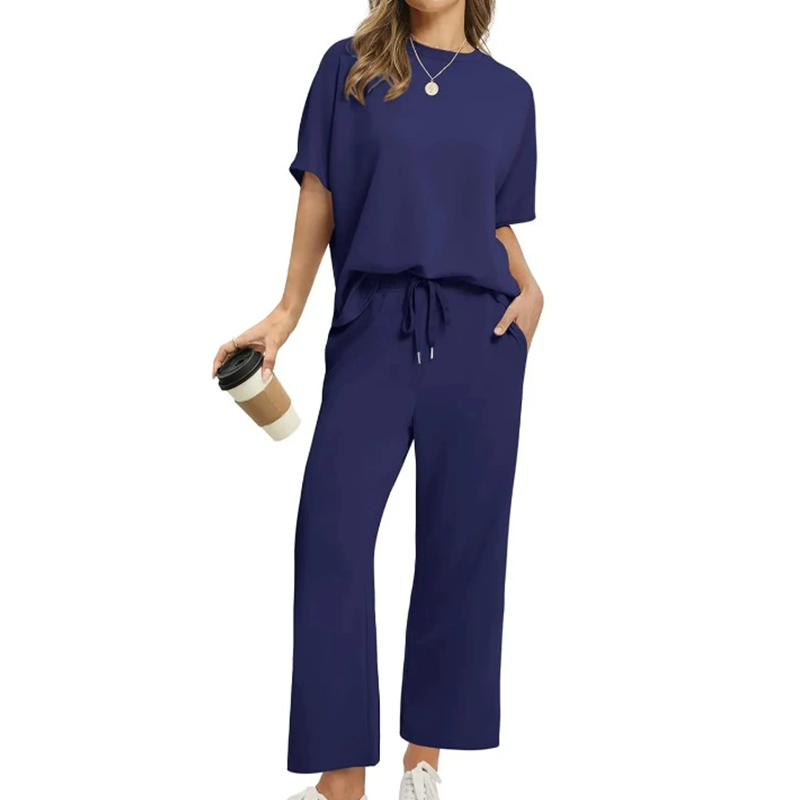 Casual Top and Pants Set