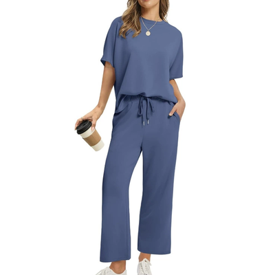 Casual Top and Pants Set