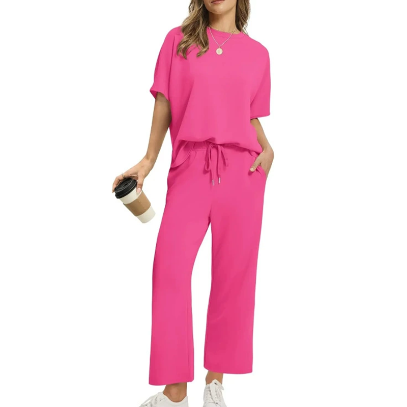 Casual Top and Pants Set