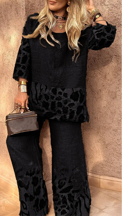 Chic and casual ensemble