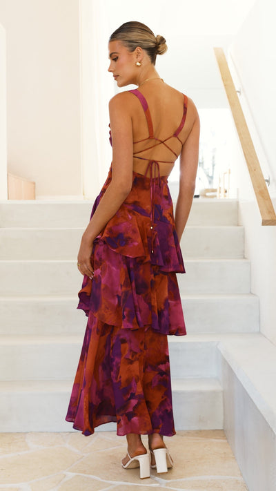 Colored Summer Maxi Dress