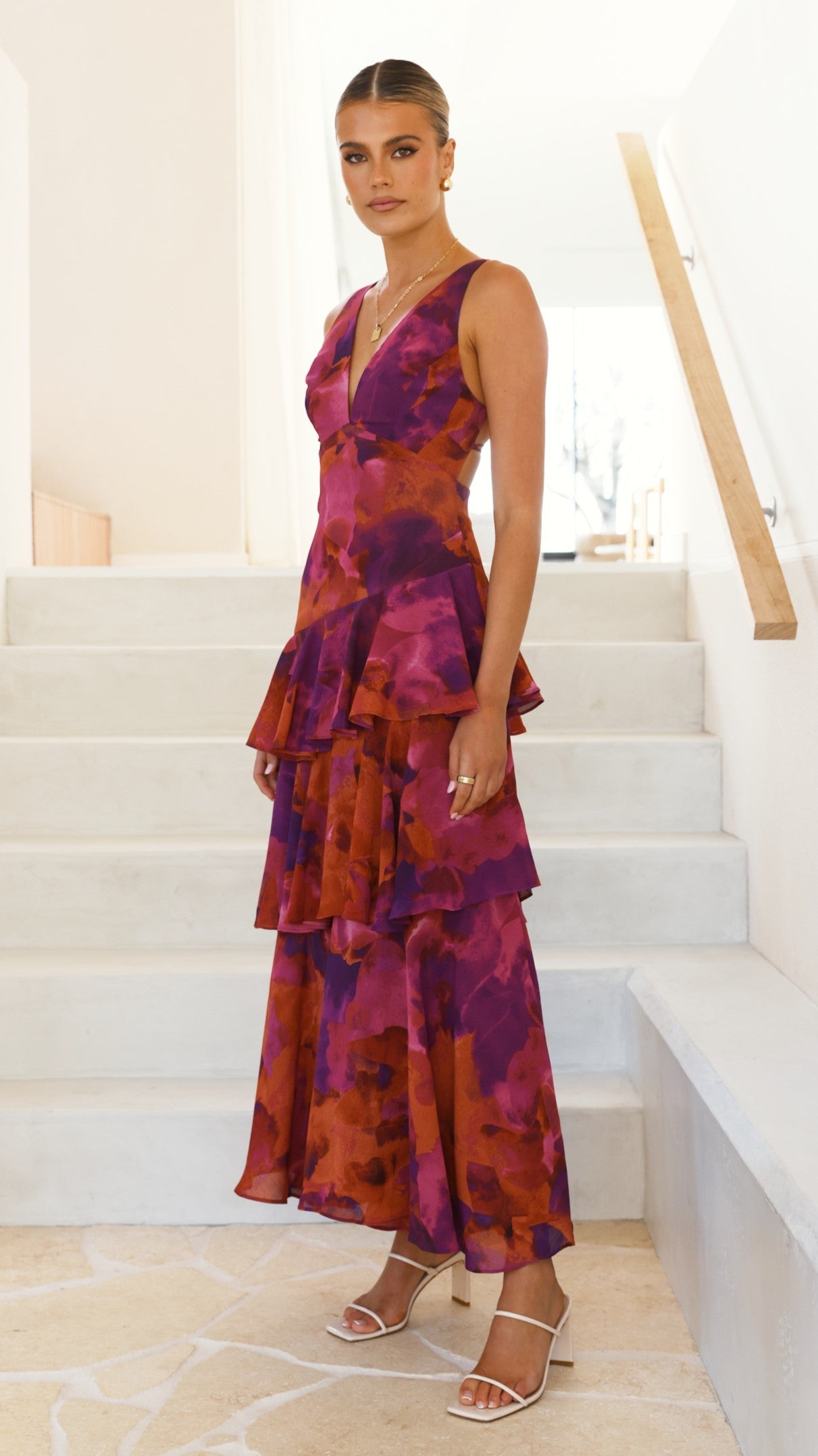 Colored Summer Maxi Dress