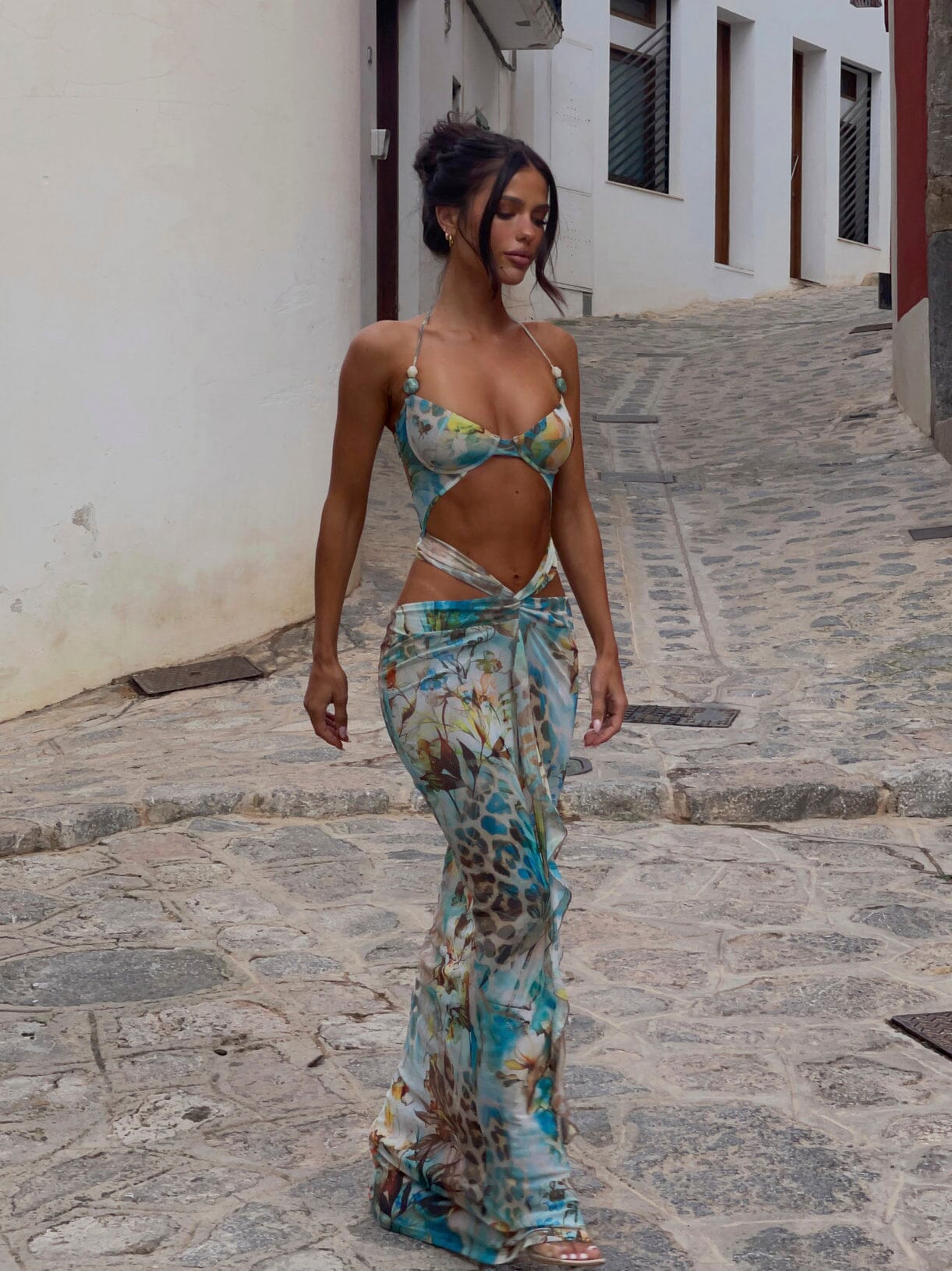 Colored Summer Maxi Dress