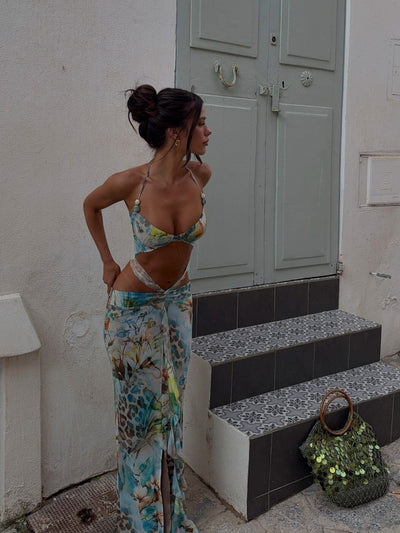 Colored Summer Maxi Dress