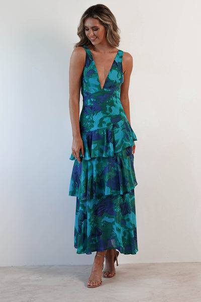 Colored Summer Maxi Dress