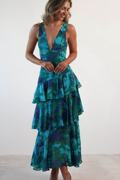 Colored Summer Maxi Dress