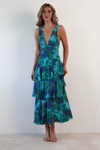 Colored Summer Maxi Dress