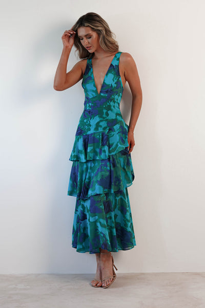 Colored Summer Maxi Dress