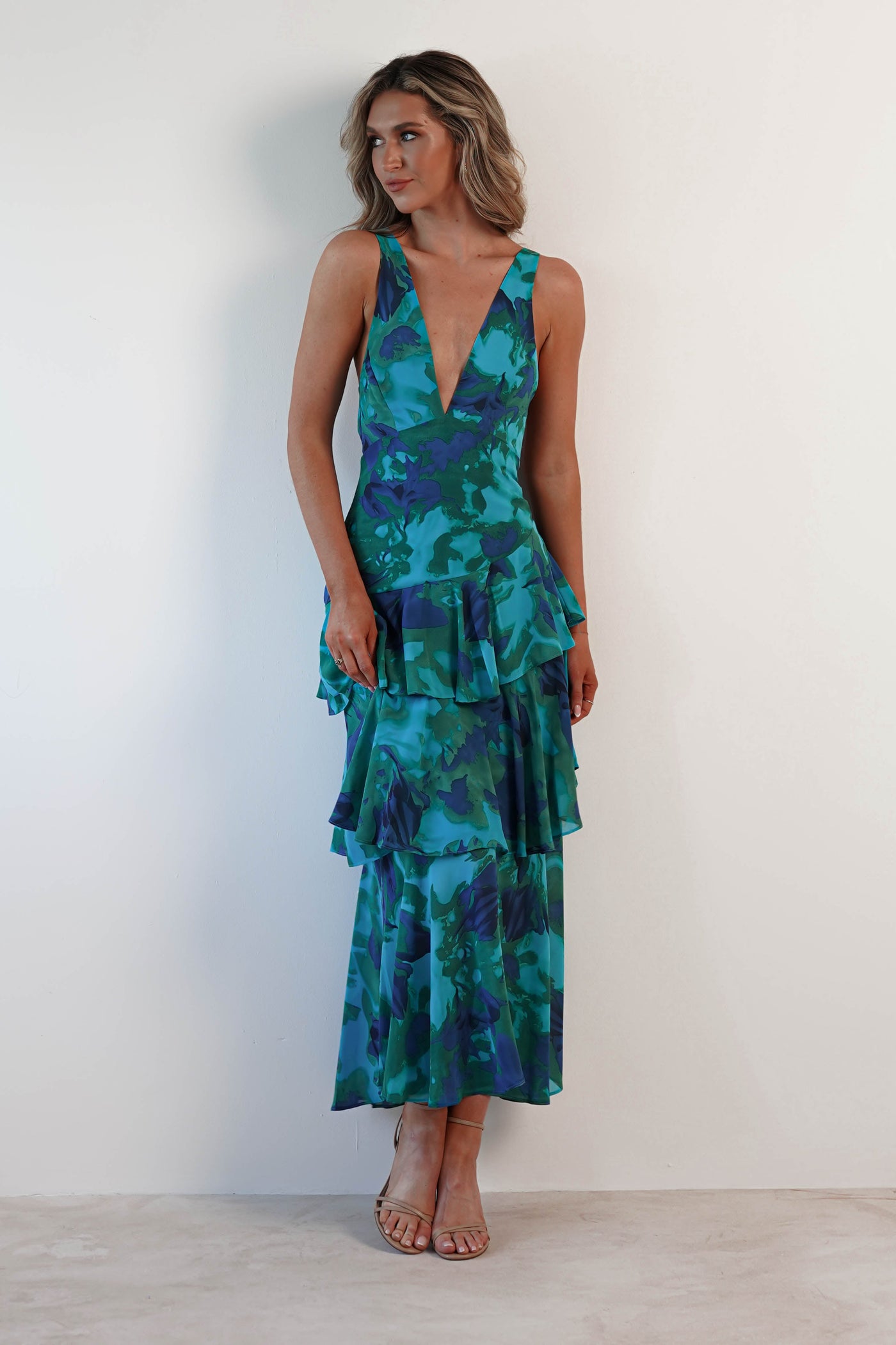 Colored Summer Maxi Dress