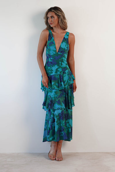 Colored Summer Maxi Dress