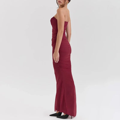 Cindy | Elegant 2 Pieces Dress Set with Scarf