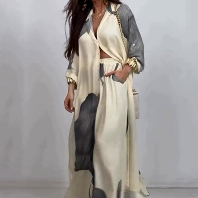 Elegant Fashion Long Shirt and Pant