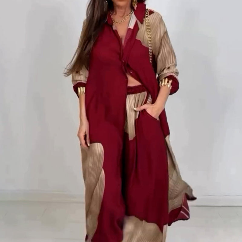 Elegant Fashion Long Shirt and Pant