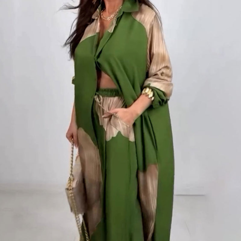 Elegant Fashion Long Shirt and Pant