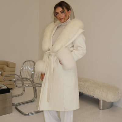 Fur Cashmere Coat Fashion 