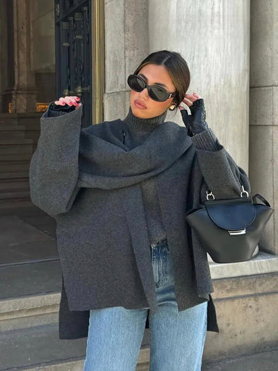 Mace | Classy Scarf Cardigan