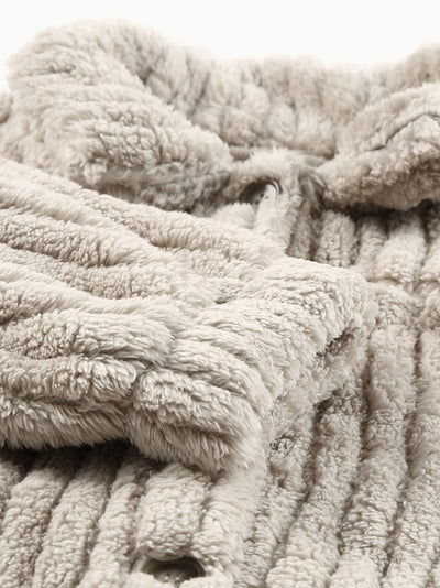 Khaki Fluffy Jacket