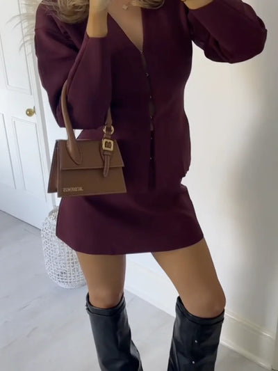 Ladies Knit Set Fashion Canada