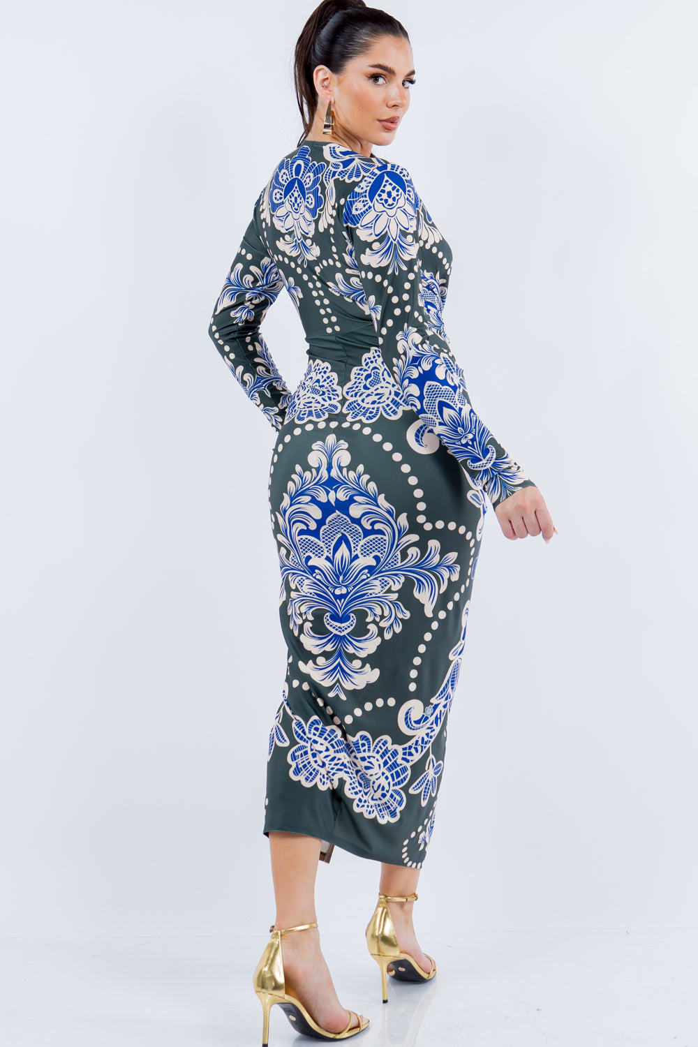Long Sleeve Midi Dress