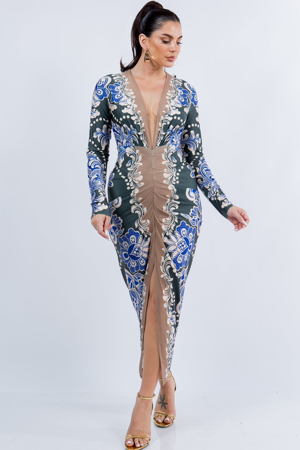 Long Sleeve Midi Dress
