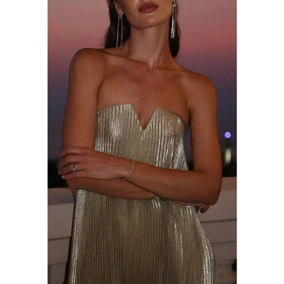 Nicole | Luxurious Women’s Folded Cocktail Dress