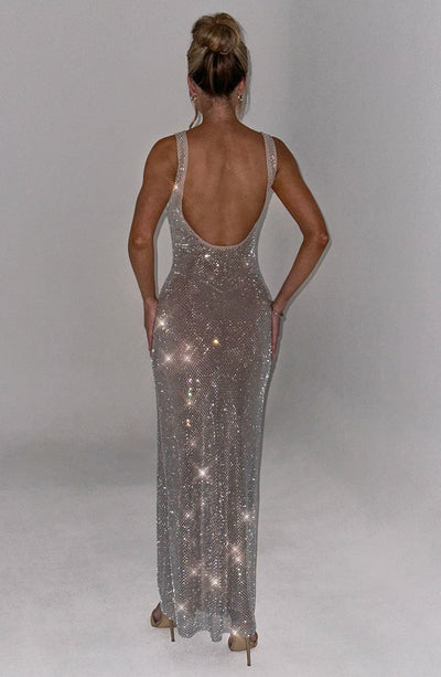 Metallic Sheen Dress Fashion