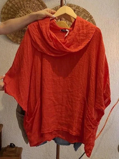 Taylor | New Off Shoulder Blouse Bat Sleeve with Pocket Top