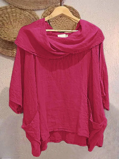 Taylor | New Off Shoulder Blouse Bat Sleeve with Pocket Top