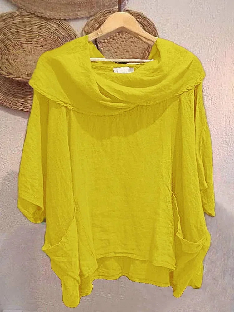 Taylor | New Off Shoulder Blouse Bat Sleeve with Pocket Top