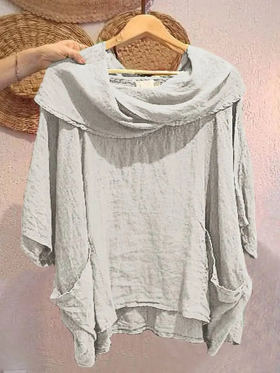 Taylor | New Off Shoulder Blouse Bat Sleeve with Pocket Top