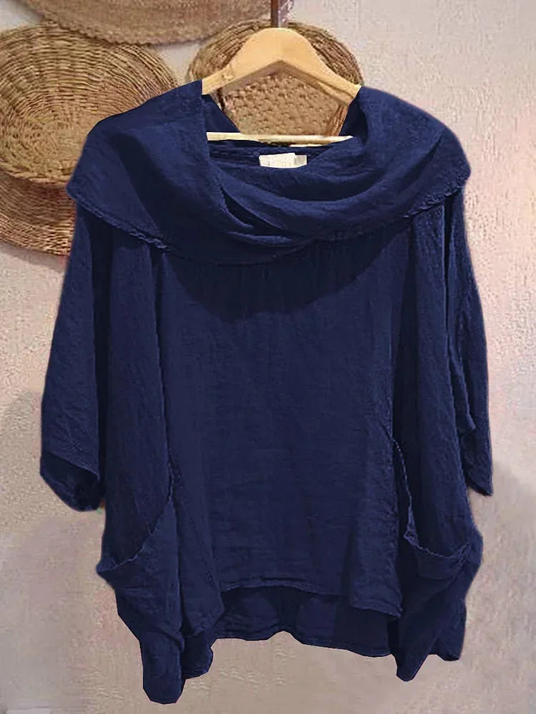 Taylor | New Off Shoulder Blouse Bat Sleeve with Pocket Top