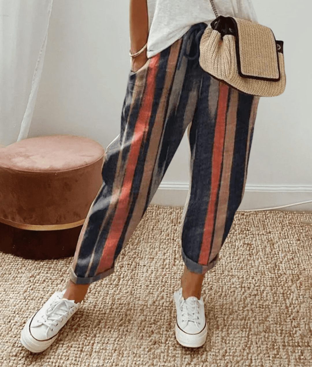 Z 1 RIVE - Elegant cotton-linen trousers 1+1 FREE