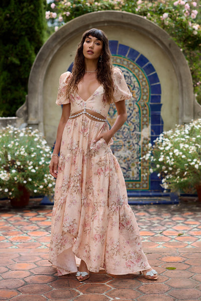 Rich and Airy Maxi Dress