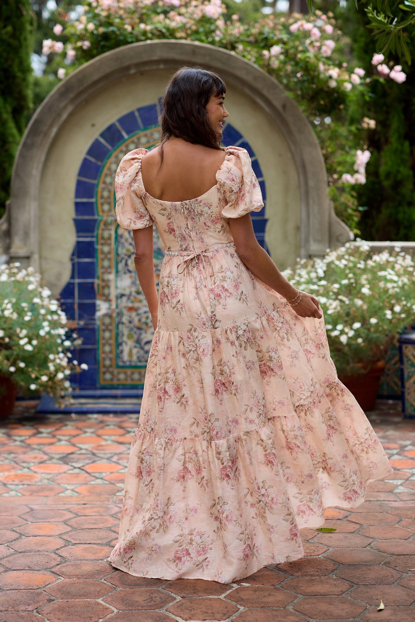 Rich and Airy Maxi Dress