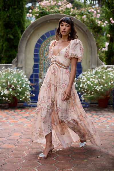 Rich and Airy Maxi Dress