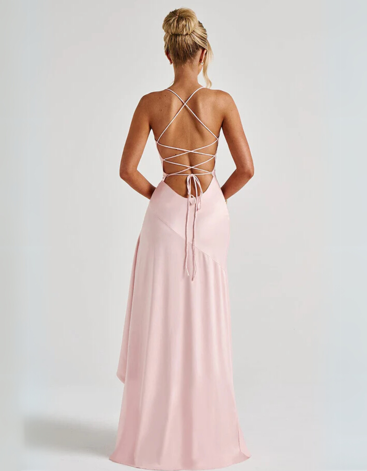 Rosavelle | Draped-Ruffle Maxi Dress
