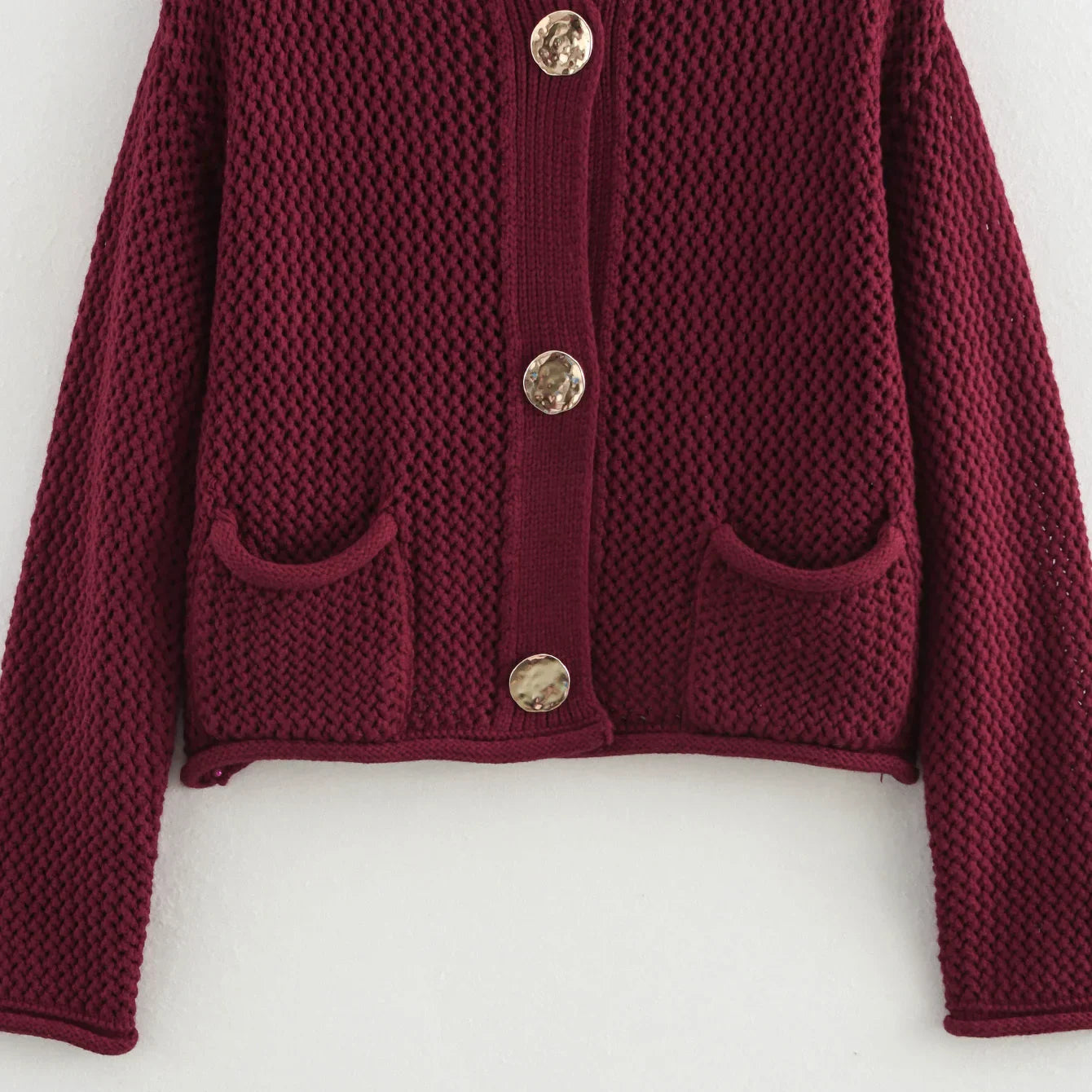 Alora | Burgundy Cardigan