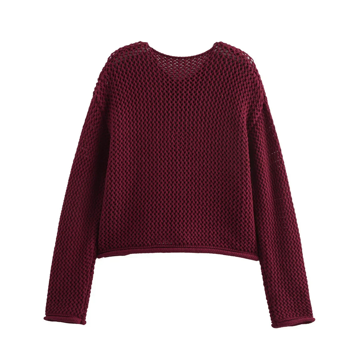 Alora | Burgundy Cardigan