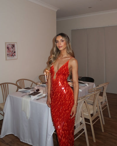 Sequin Maxi Dress Fashion