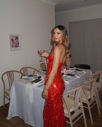 Sequin Maxi Dress Fashion