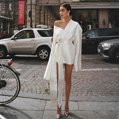 Silk Satin French Style Dress