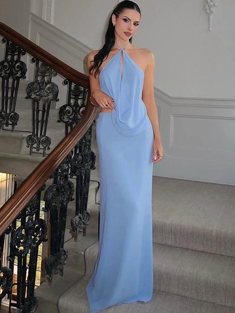Grace |  Sky Blue 2 Piece Set